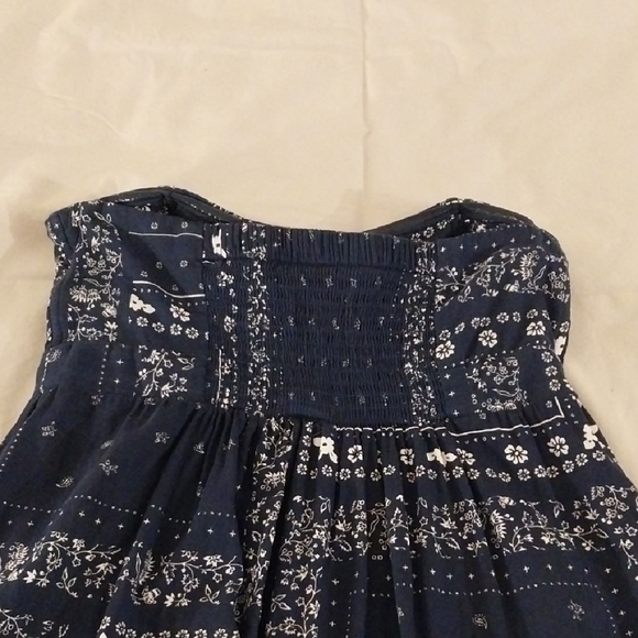 Universal Thread Navy Bandana Print Maxi Skirt with Smocked Waist - Picture 7 of 10